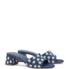 Brigitte Mule In Blue Denim sold by Larroude