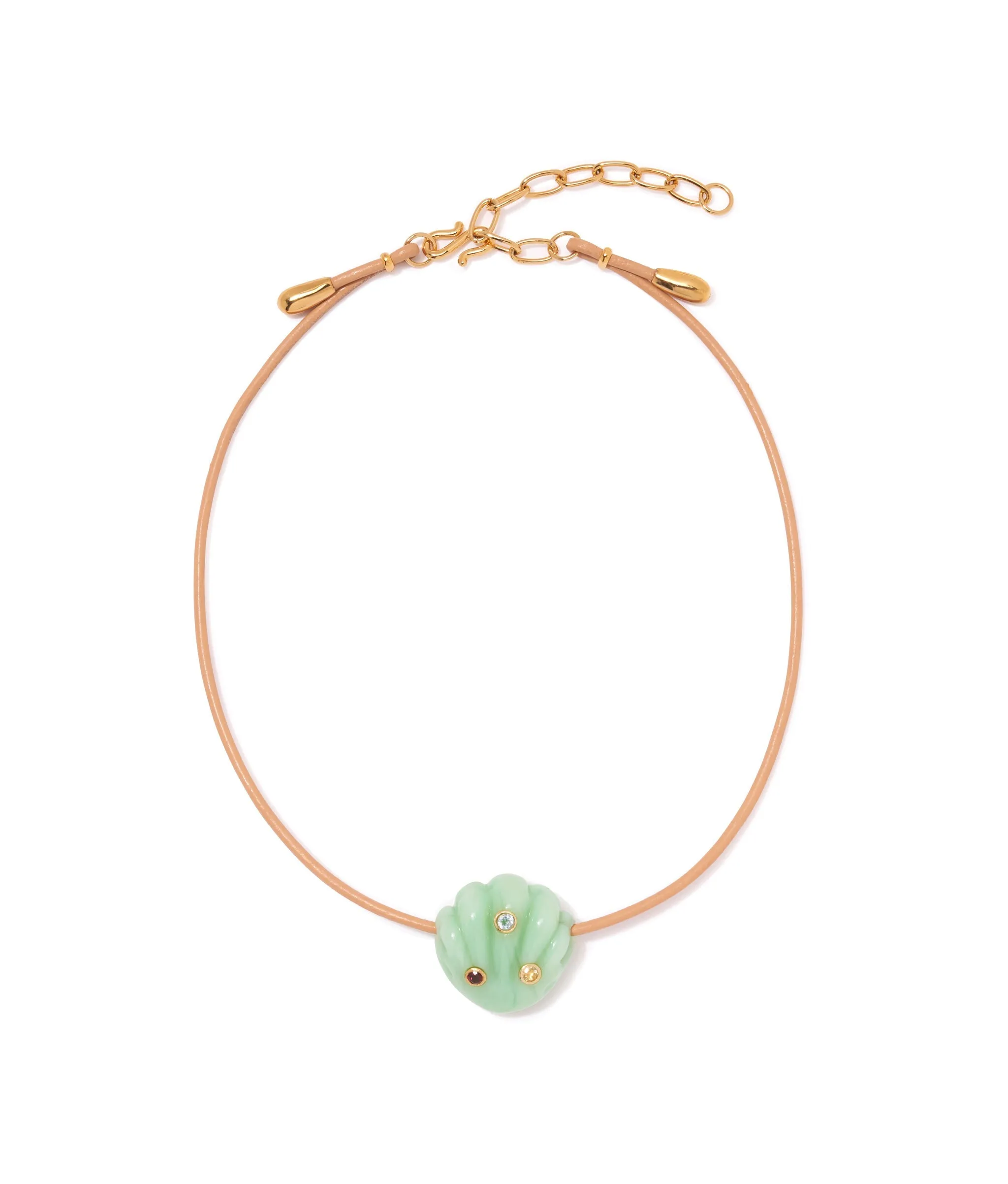 Mint Grotto Necklace sold by Larroude