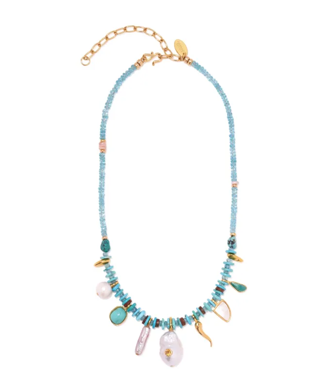 Nazar Necklace sold by Larroude