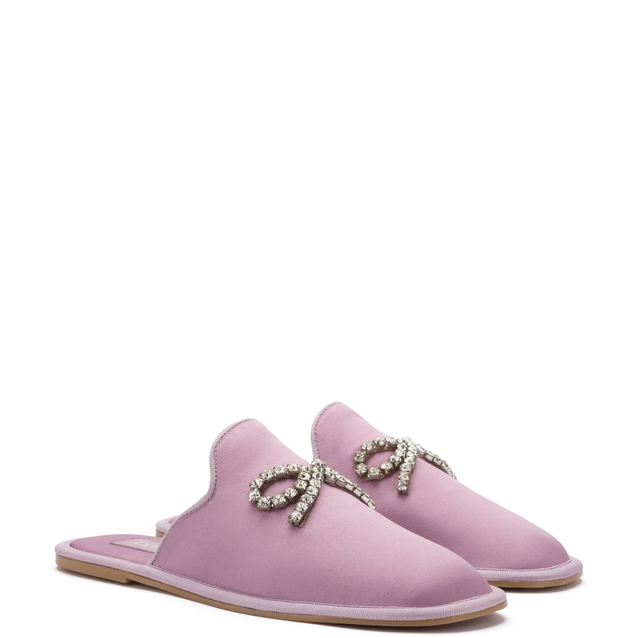 Pierre Slipper In Lavender Satin sold by Larroude product image thumbnail 2