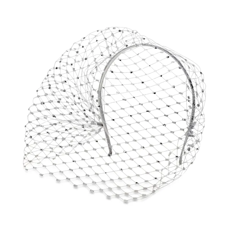 Ashlyn Veil | Silver sold by Larroude