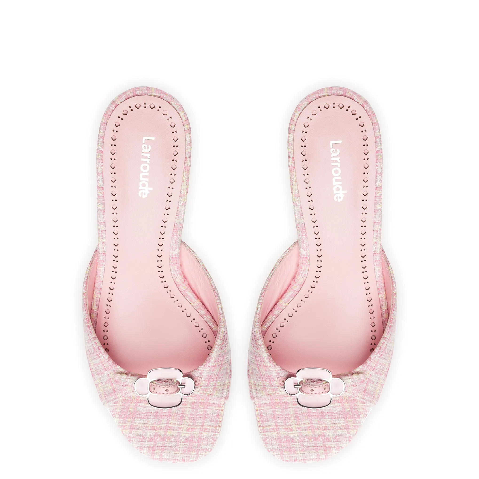 Daisy Mule In Quartz Tweed sold by Larroude product image thumbnail 3