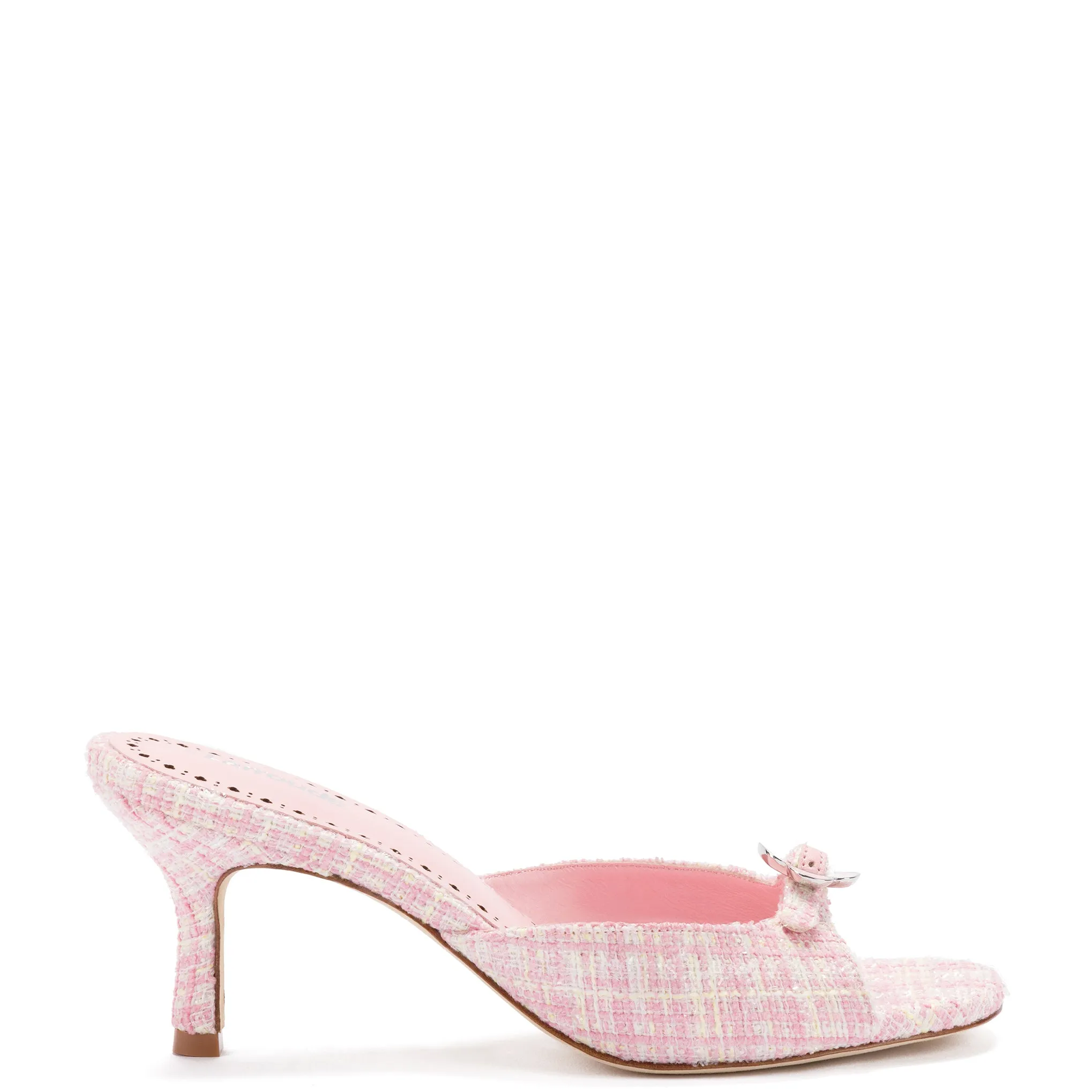 Daisy Mule In Quartz Tweed sold by Larroude