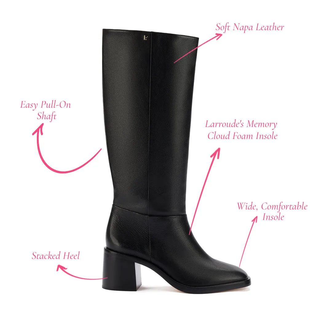 Ricky Boot In Black Leather sold by Larroude product image thumbnail 5