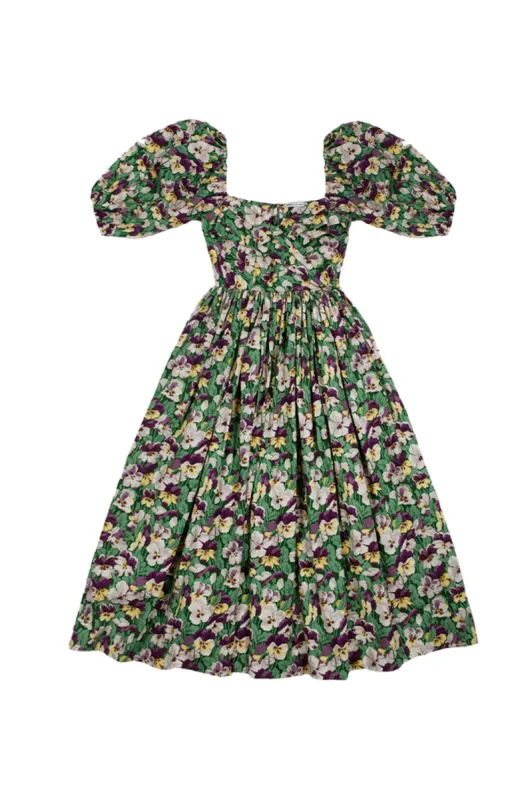 Laura Ashley x BATSHEVA Fells Dress in Sutterton sold by Larroude