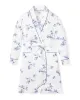 Women's Indigo Floral Robe sold by Larroude