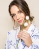 Women's Indigo Floral Robe sold by Larroude