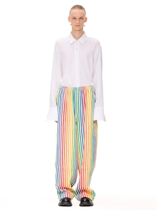 The Parachute Pant : Rainbow Flamme sold by Larroude
