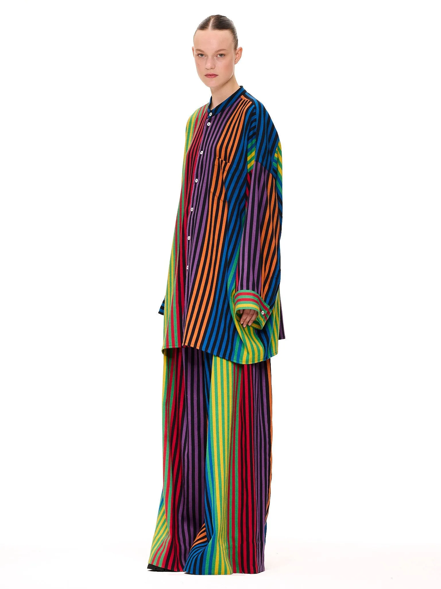 The Oversized Shirt : Stripe 46 sold by Larroude product image thumbnail 2