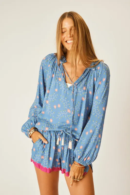 PENNY BLOUSE sold by Larroude