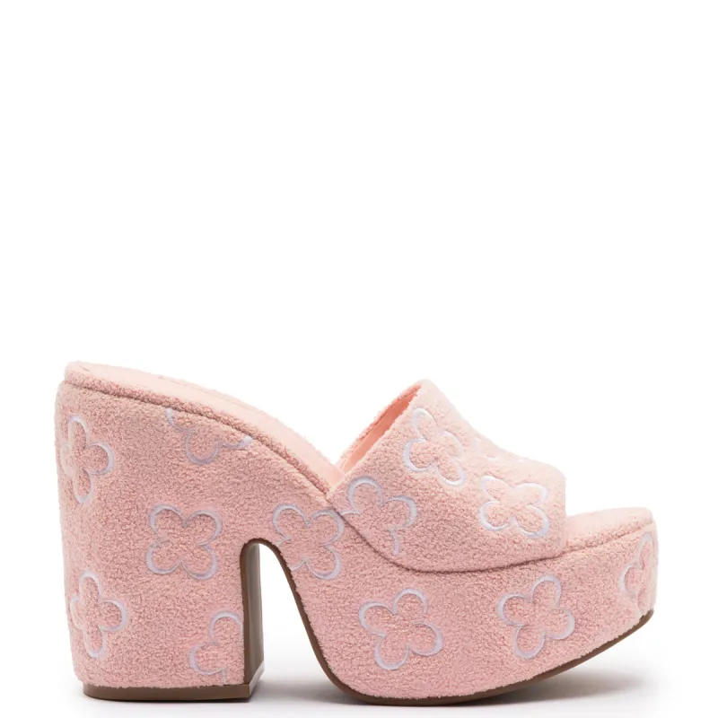 Margot Wedge In Tulip Soft Towel sold by Larroude