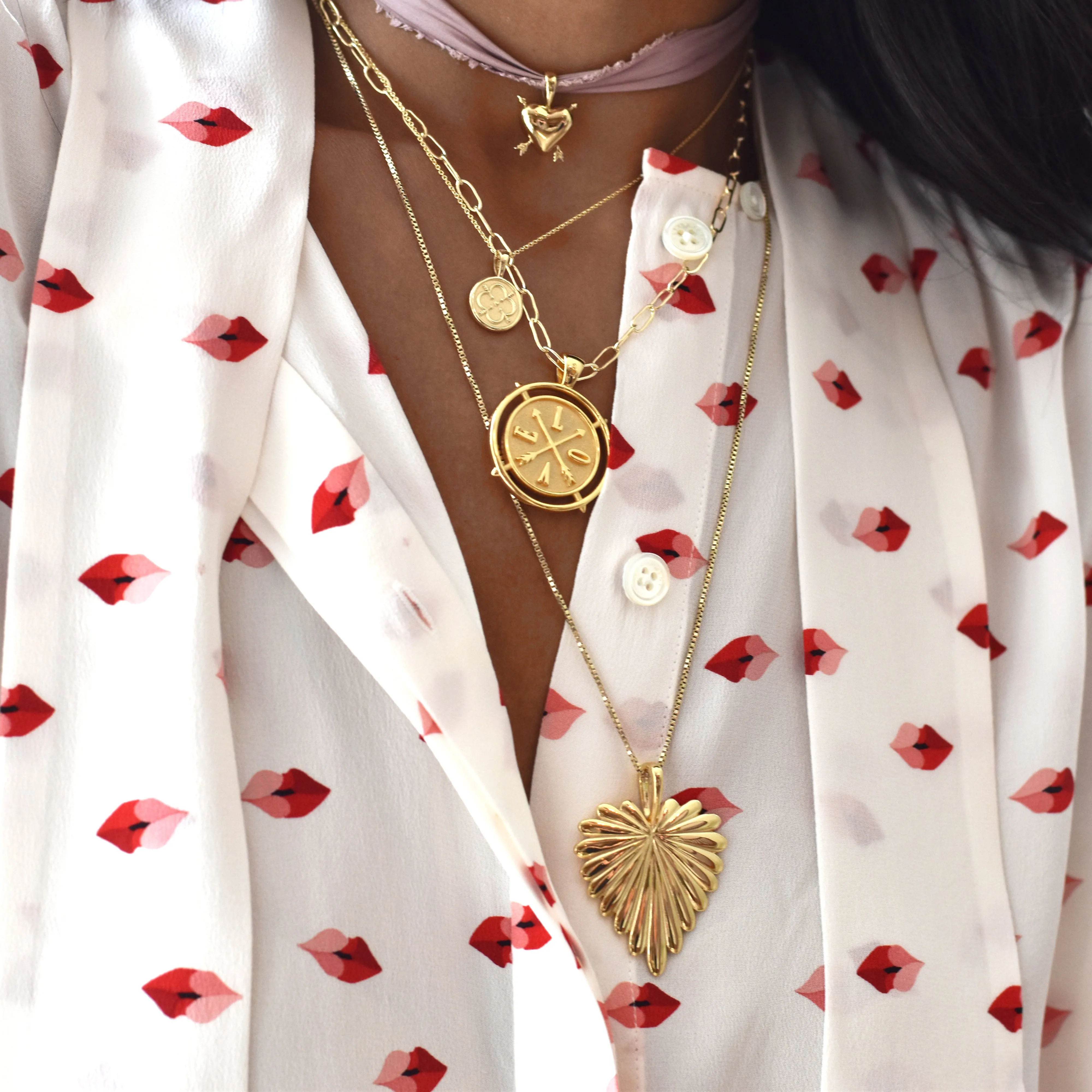 LOVE Full-Heart Pendant sold by Larroude product image thumbnail 5