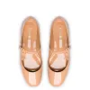 Blair Ballet Flat In Tan Patent Leather sold by Larroude
