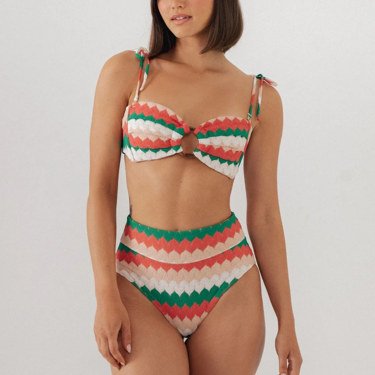 Gelato Added Coverage High Rise Bikini Bottom sold by Larroude product image thumbnail 4