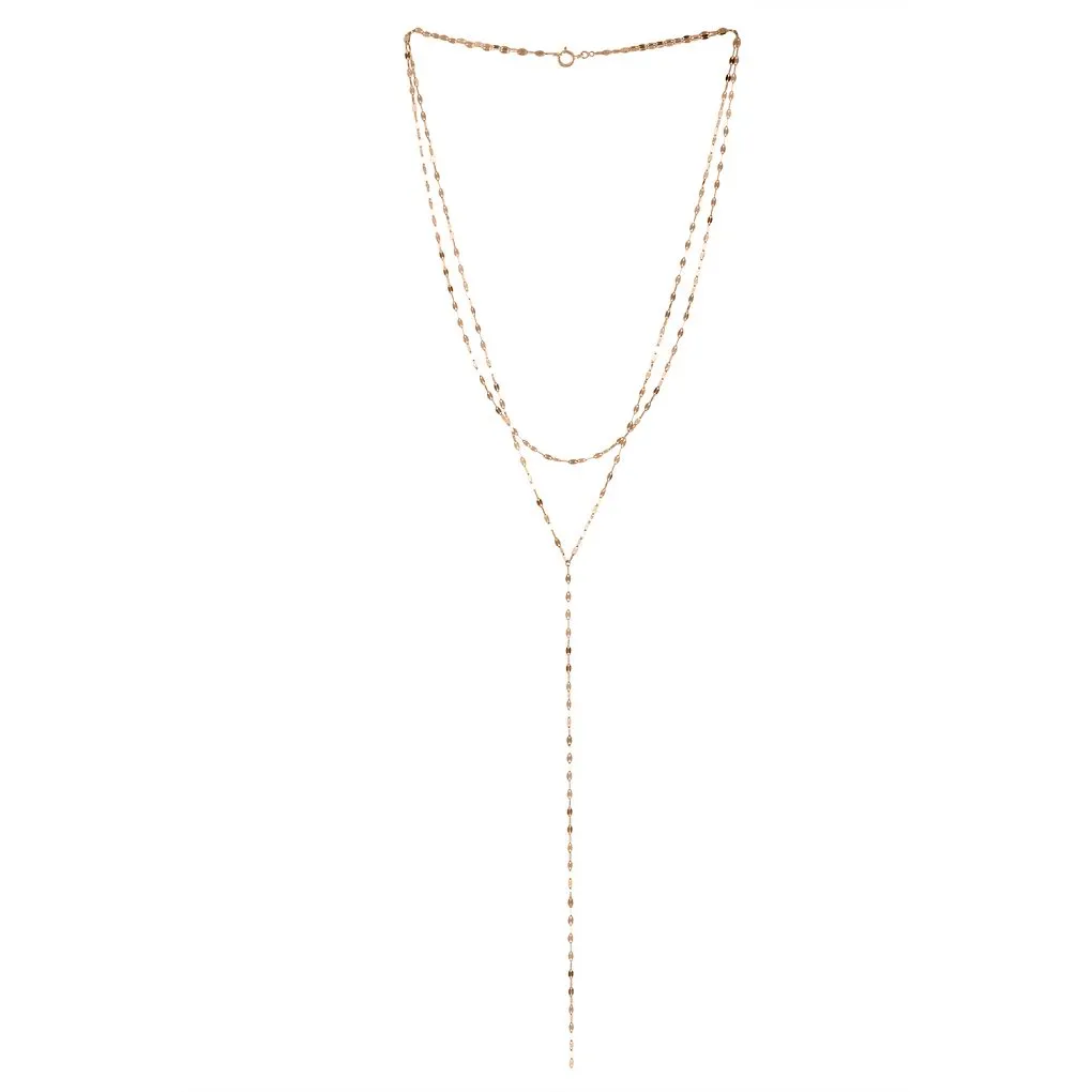 Olivia Double Y Necklace sold by Larroude product image thumbnail 2