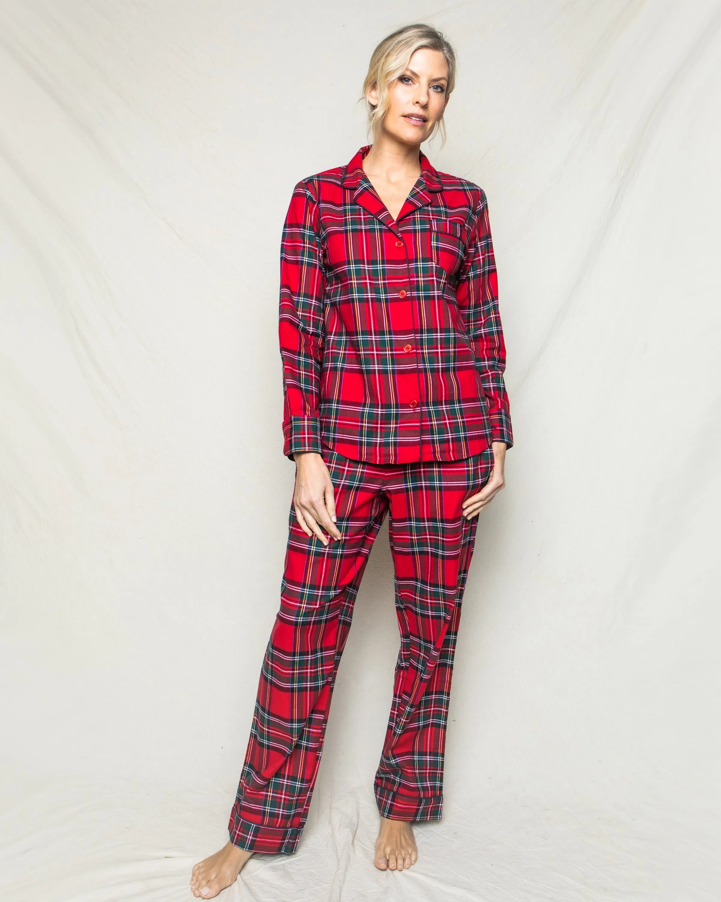 Women's Imperial Tartan Pajama Set sold by Larroude product image thumbnail 2