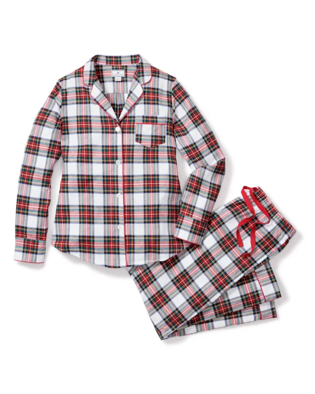 Women's Balmoral Tartan Pajama Set sold by Larroude