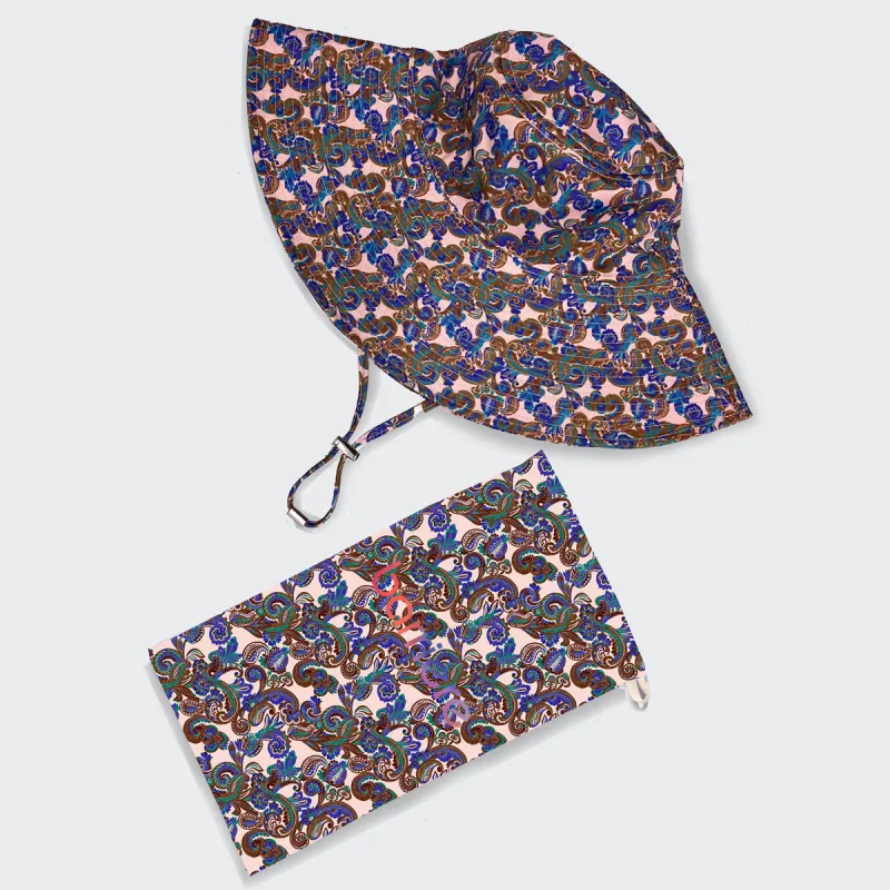 Paisley Sun Hat sold by Larroude