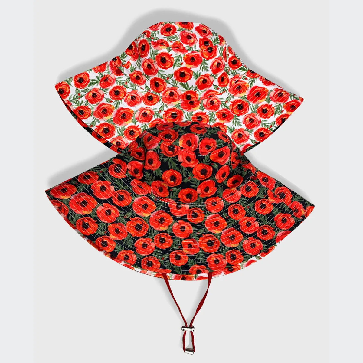 Poppy Reversible Sun Hat sold by Larroude product image thumbnail 5