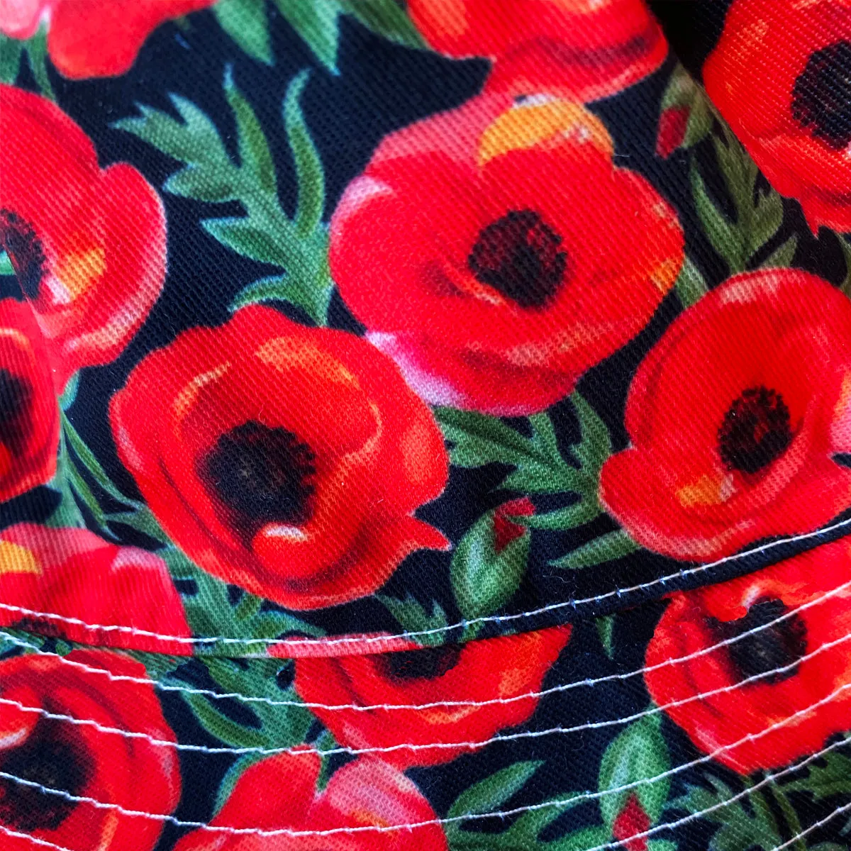 Poppy Reversible Sun Hat sold by Larroude product image thumbnail 3