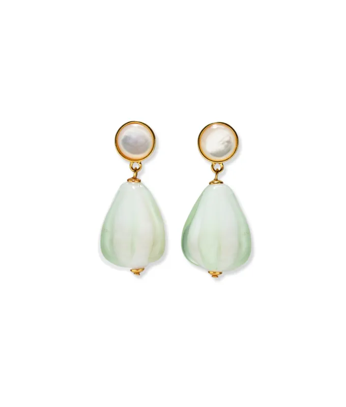 Sea Bean Earrings sold by Larroude