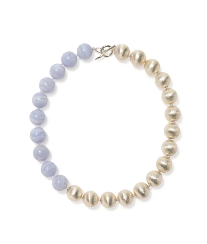 Silver Sky Collar sold by Larroude