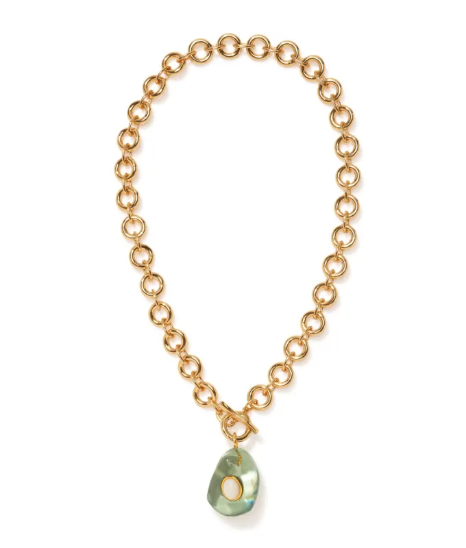 Meteor Necklace in Sea sold by Larroude