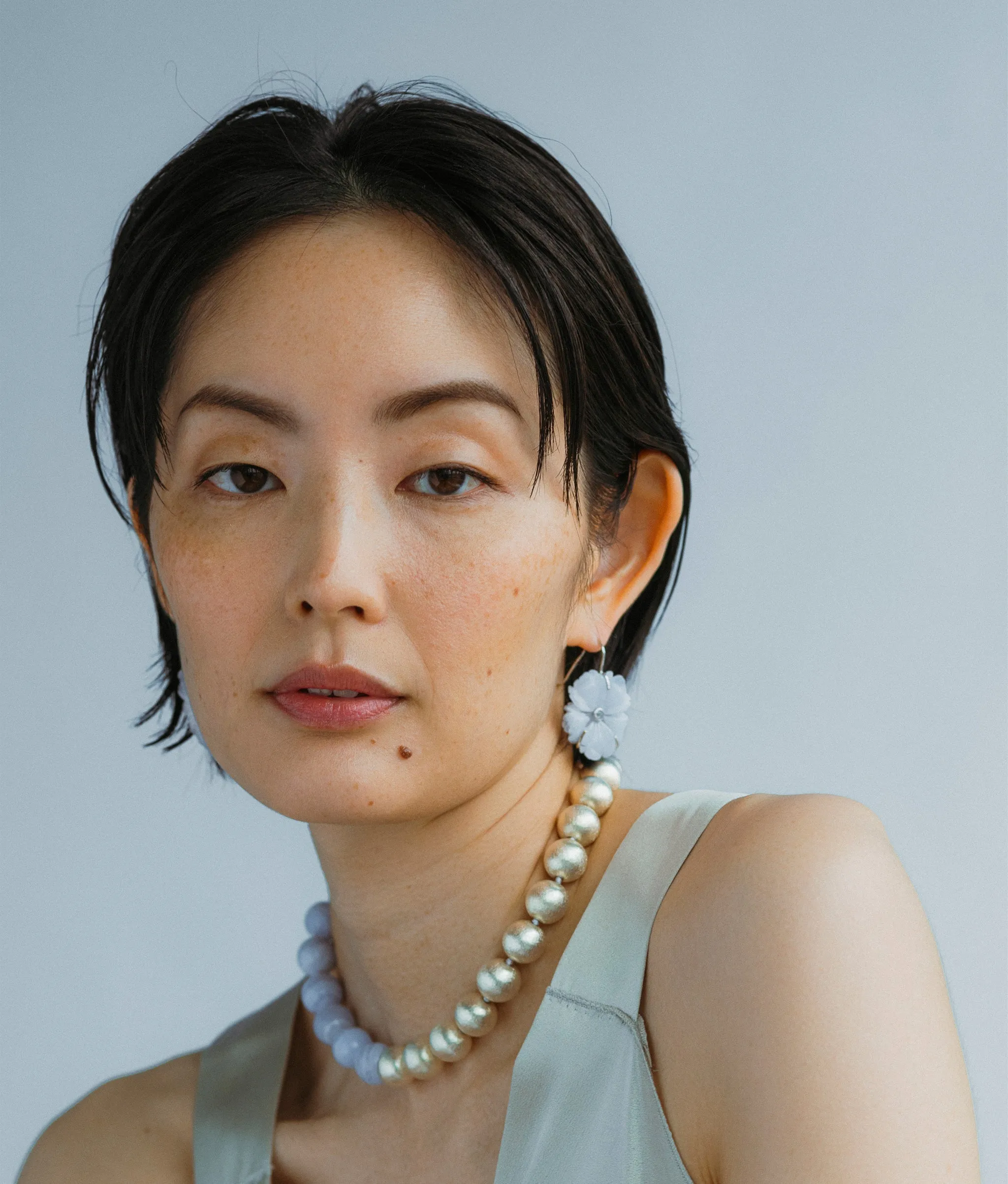 New Bloom Earrings in Breeze sold by Larroude product image thumbnail 3