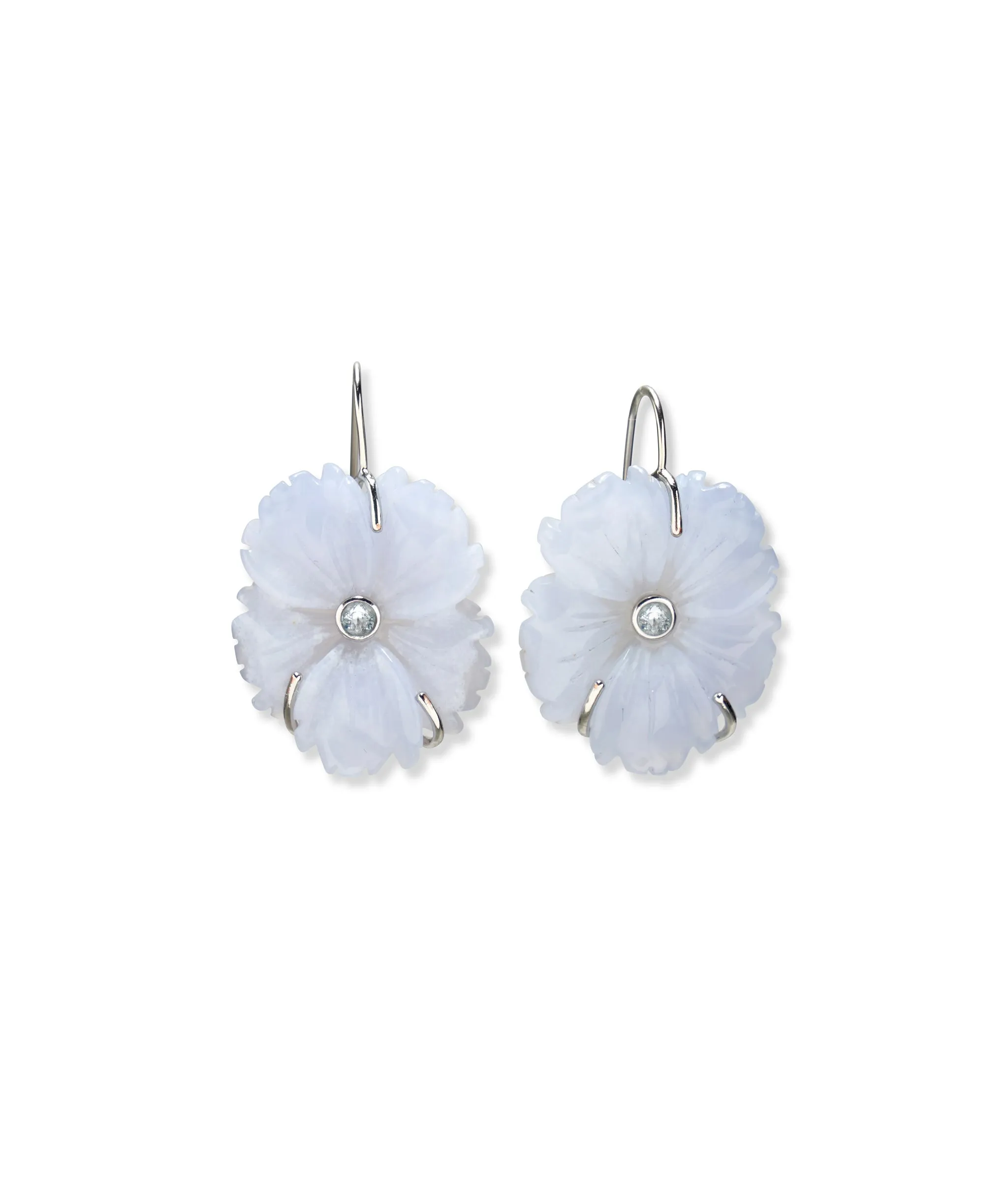 New Bloom Earrings in Breeze sold by Larroude