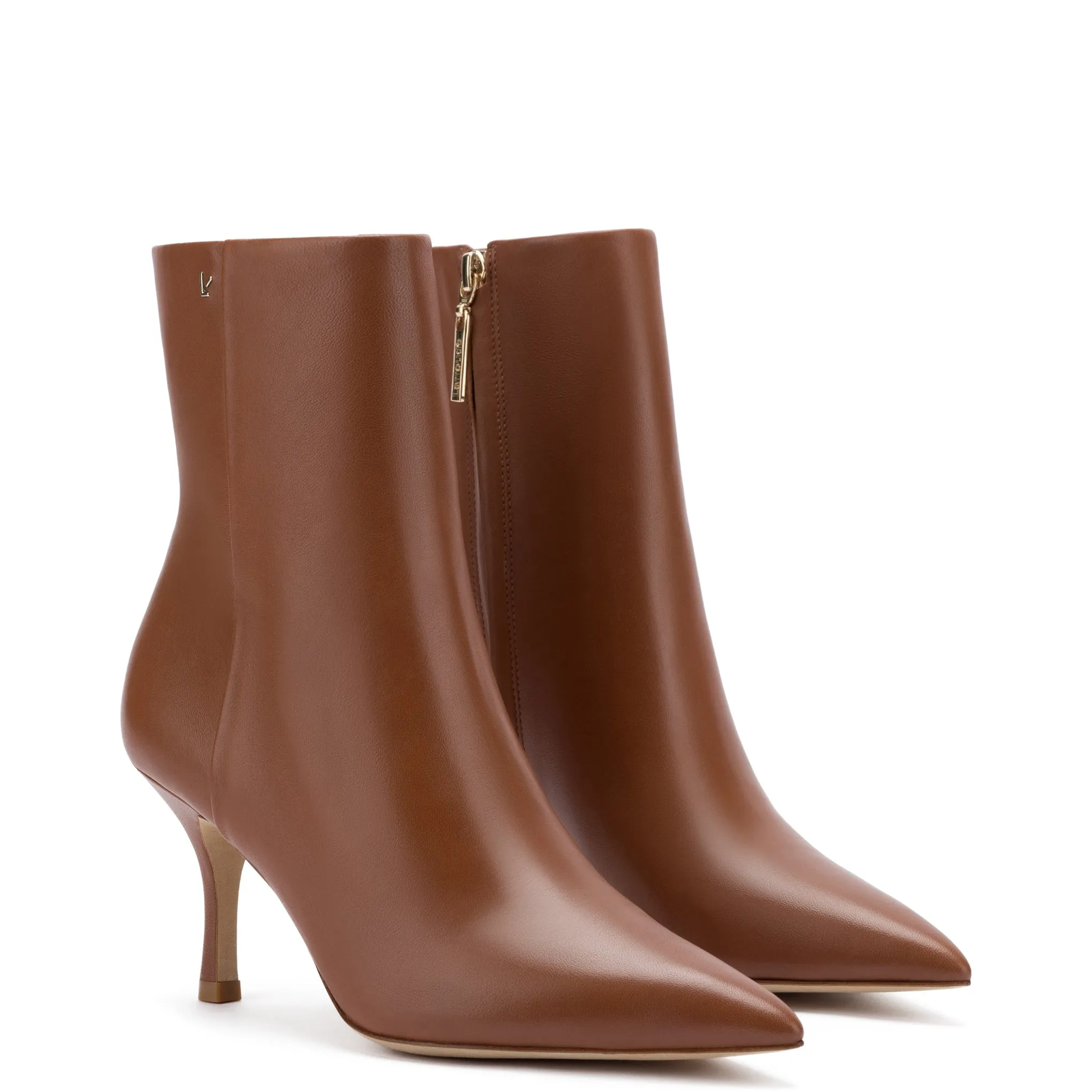 Mini Kate Boot In Caramel Leather sold by Larroude product image thumbnail 2