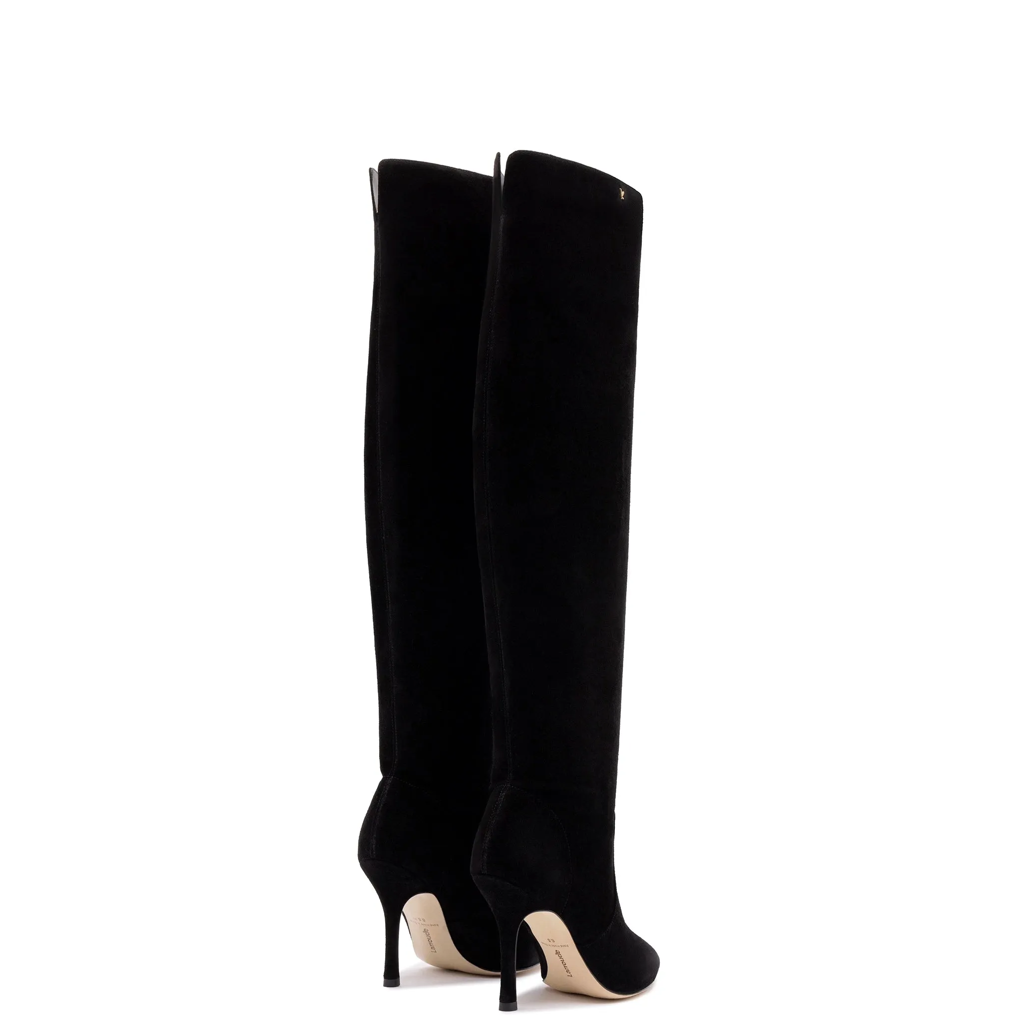 Kate Slouch Boot In Black Suede sold by Larroude product image thumbnail 3