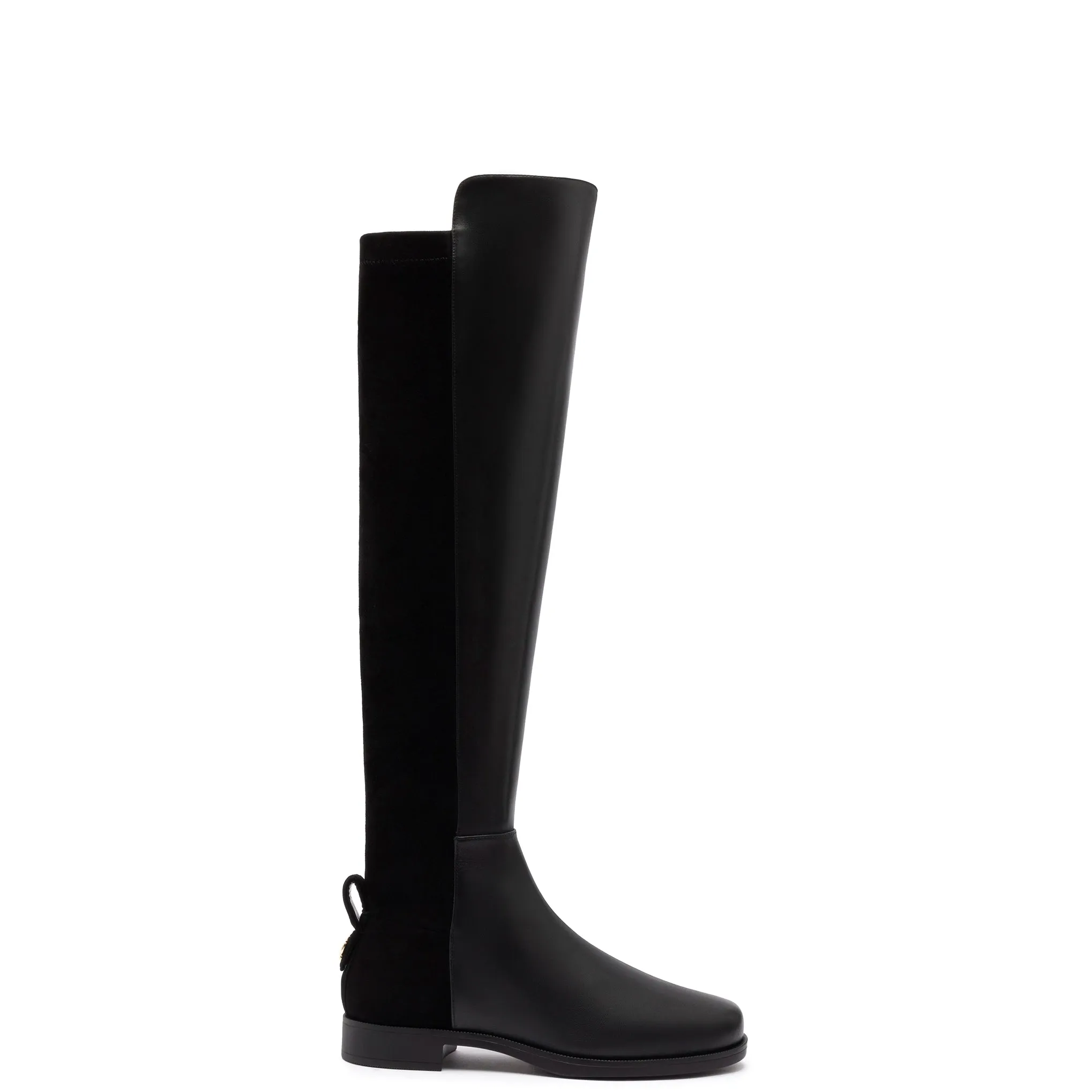 Bergen Boot In Black Leather sold by Larroude