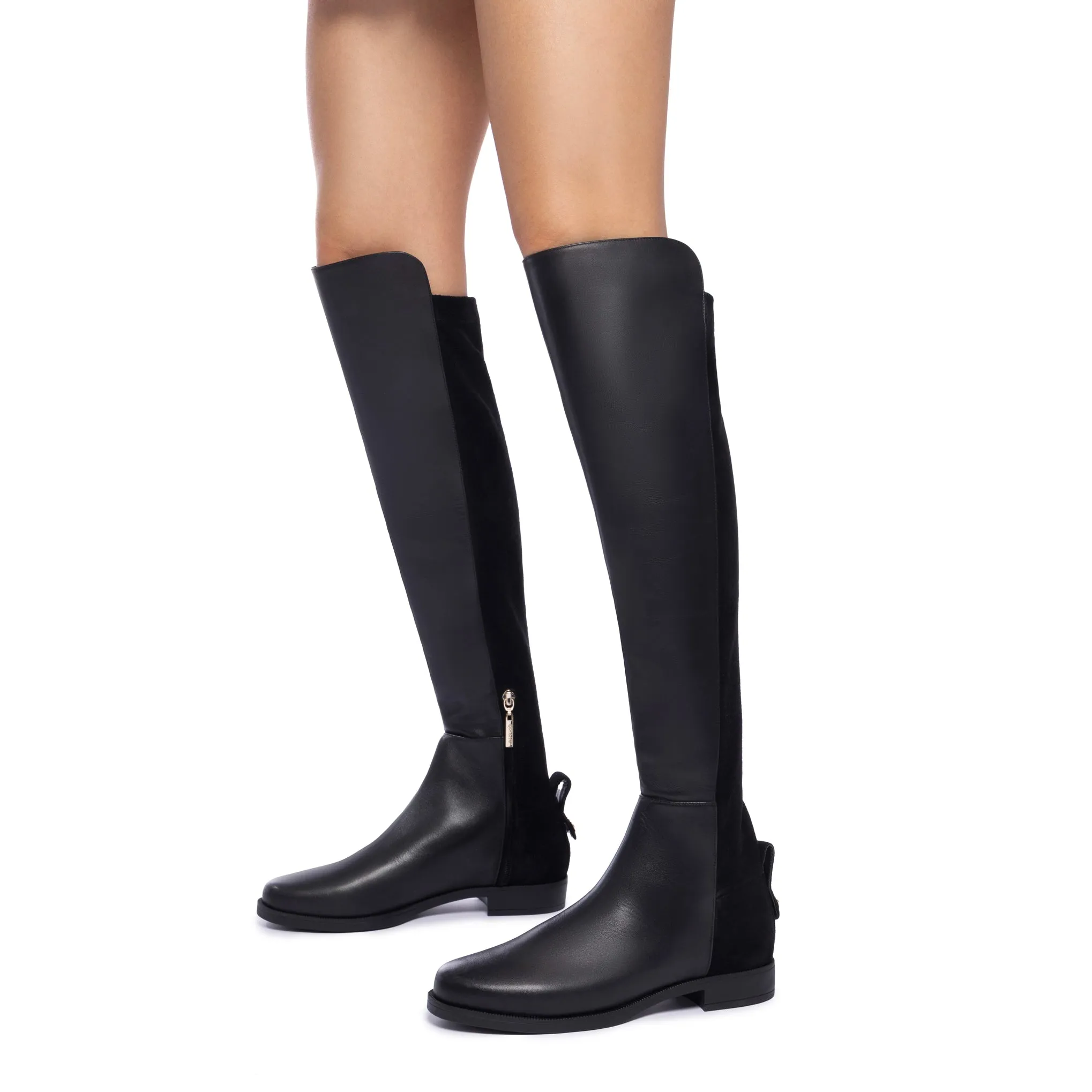 Bergen Boot In Black Leather sold by Larroude product image thumbnail 4