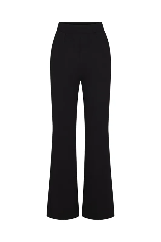 Flared Pant in Stretch Modal Knit sold by Larroude