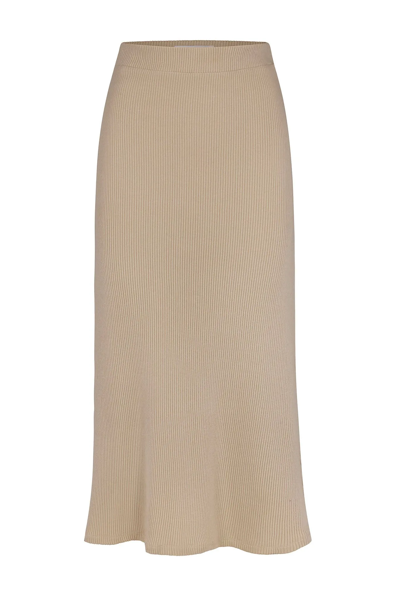 Maxi Skirt in Stretch Tencel Rib Knit sold by Larroude