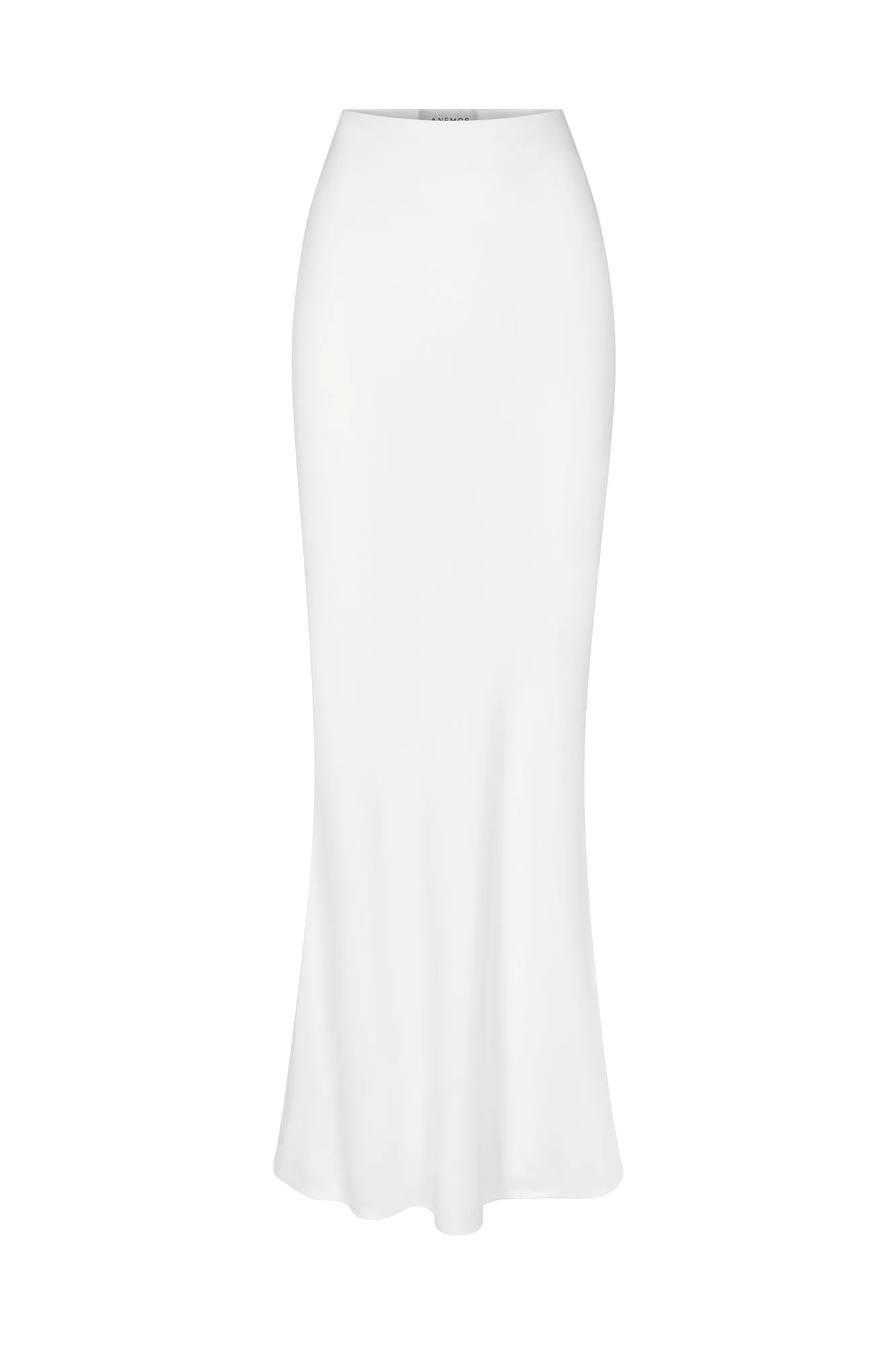 Bias-Cut Maxi Skirt in Stretch Twill sold by Larroude