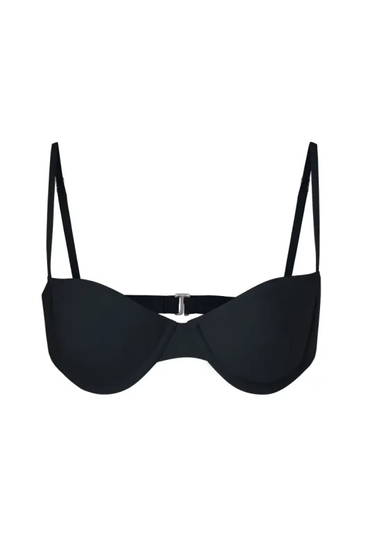 Balconette Underwire Bikini Top sold by Larroude