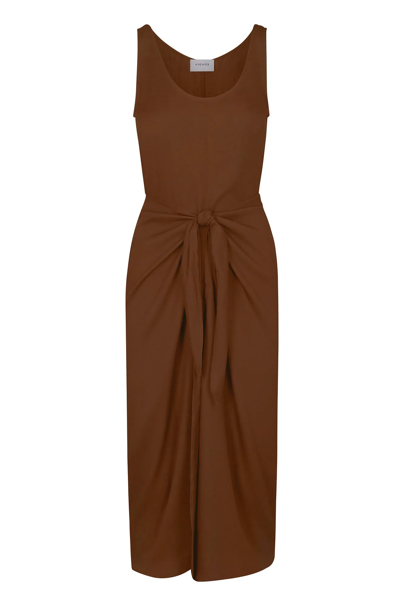 D.K. Midi Wrap Dress in Matte Crepe sold by Larroude product image thumbnail 5