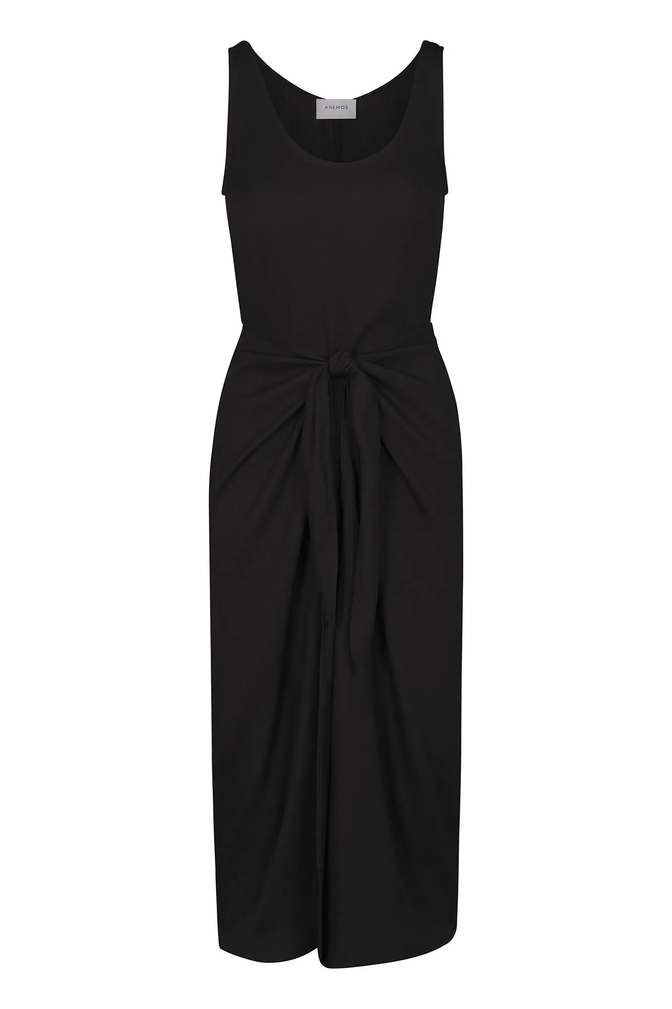 D.K. Midi Wrap Dress in Matte Crepe sold by Larroude product image thumbnail 4