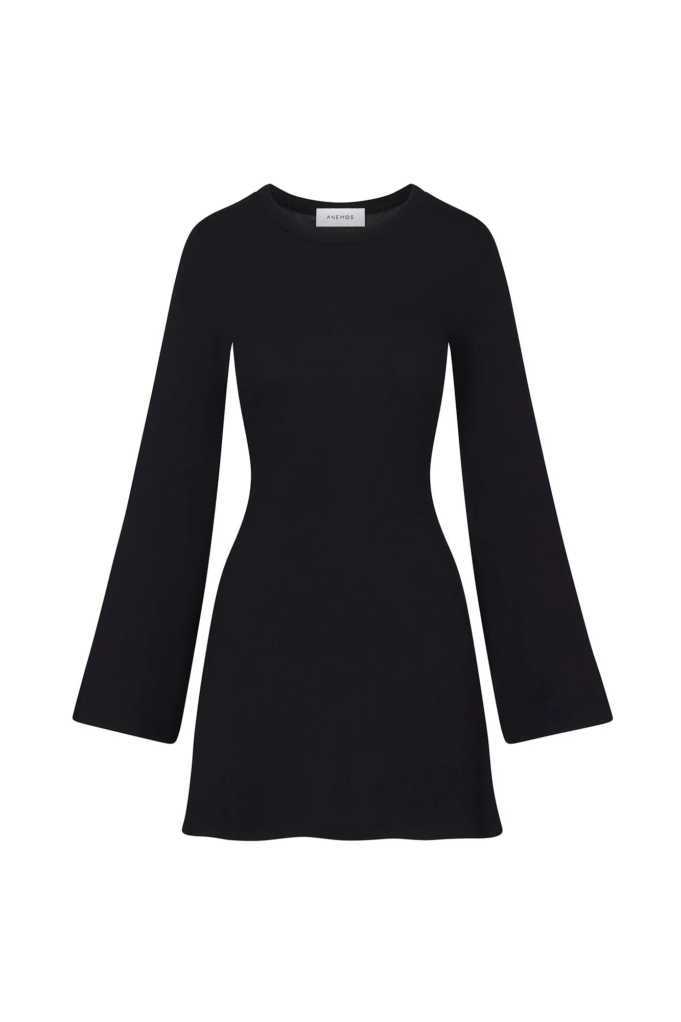 Bell Sleeve Mini Dress in Modal Knit sold by Larroude