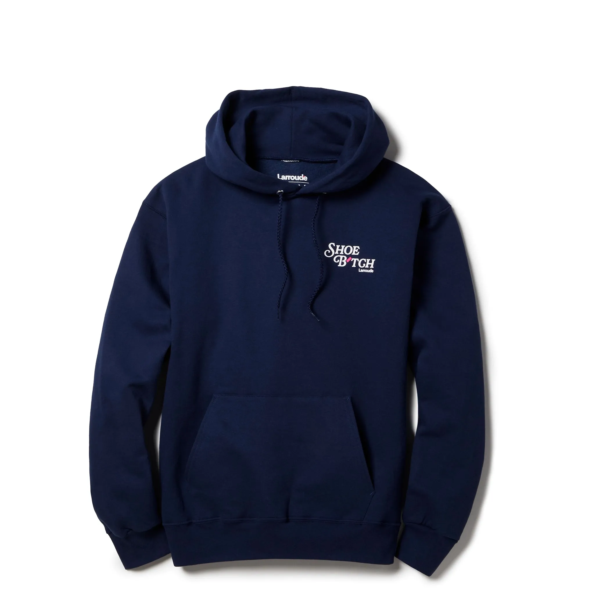 Shoe B´tch Hoodie In Navy sold by Larroude