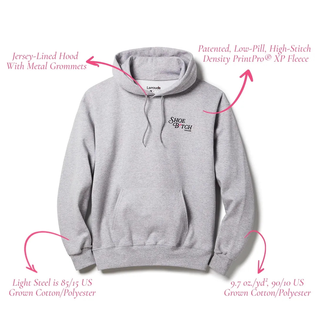 Shoe B´tch Hoodie In Grey sold by Larroude product image thumbnail 5