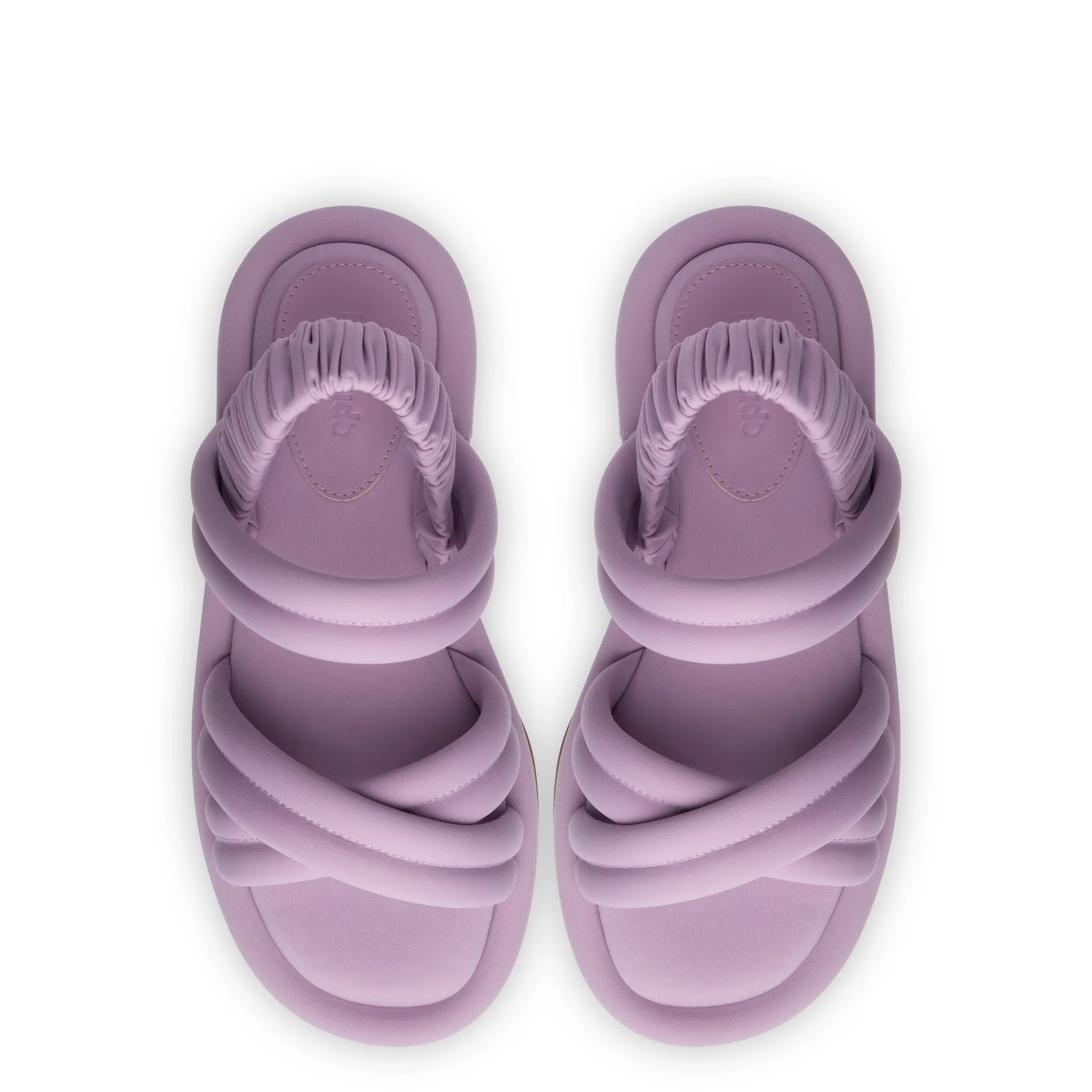 Joshua Flat Sandal In Lavender Lycra sold by Larroude product image thumbnail 3