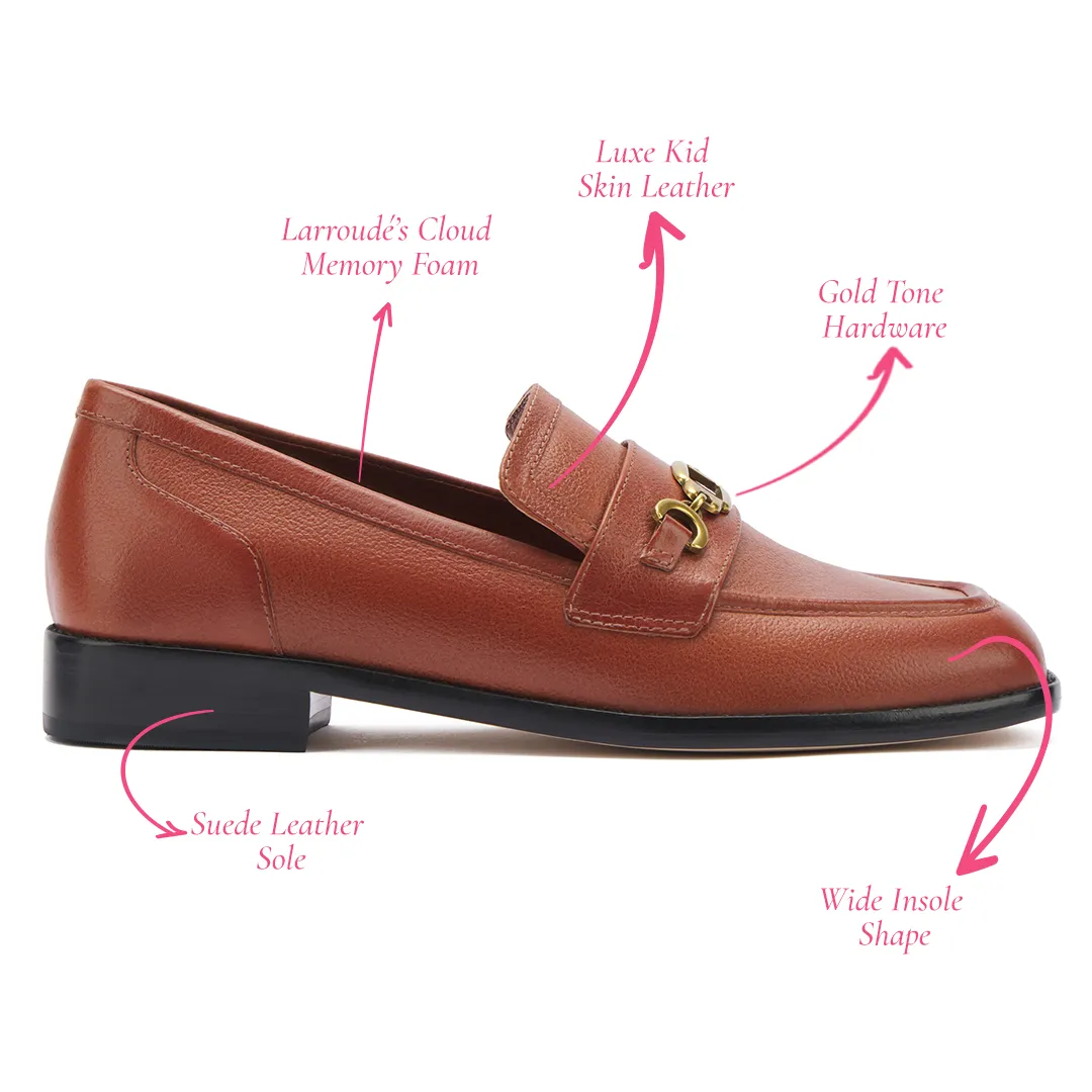 Patricia Loafer in Mocca Leather sold by Larroude product image thumbnail 5