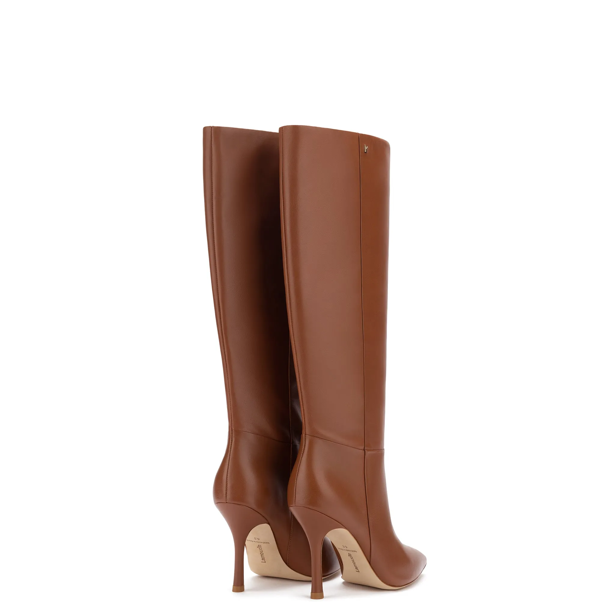 Kate Boot In Caramel Leather sold by Larroude product image thumbnail 3