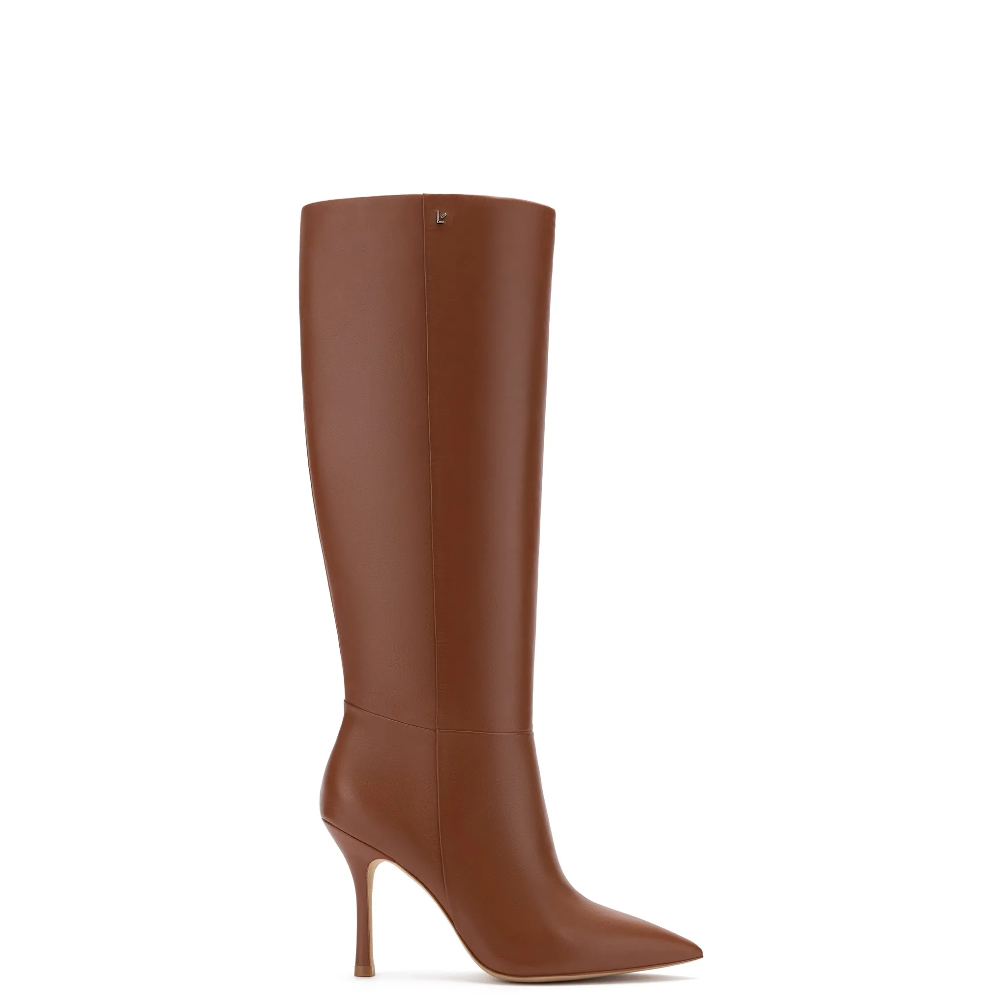 Kate Boot In Caramel Leather sold by Larroude