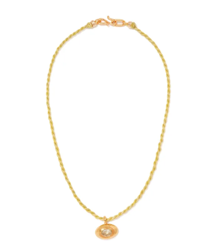 Best Friend Necklace in Lemonade sold by Larroude