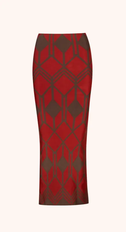 LEONA SKIRT sold by Larroude