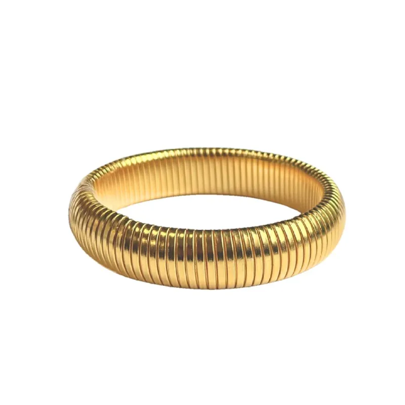 Champagne Bangle sold by Larroude