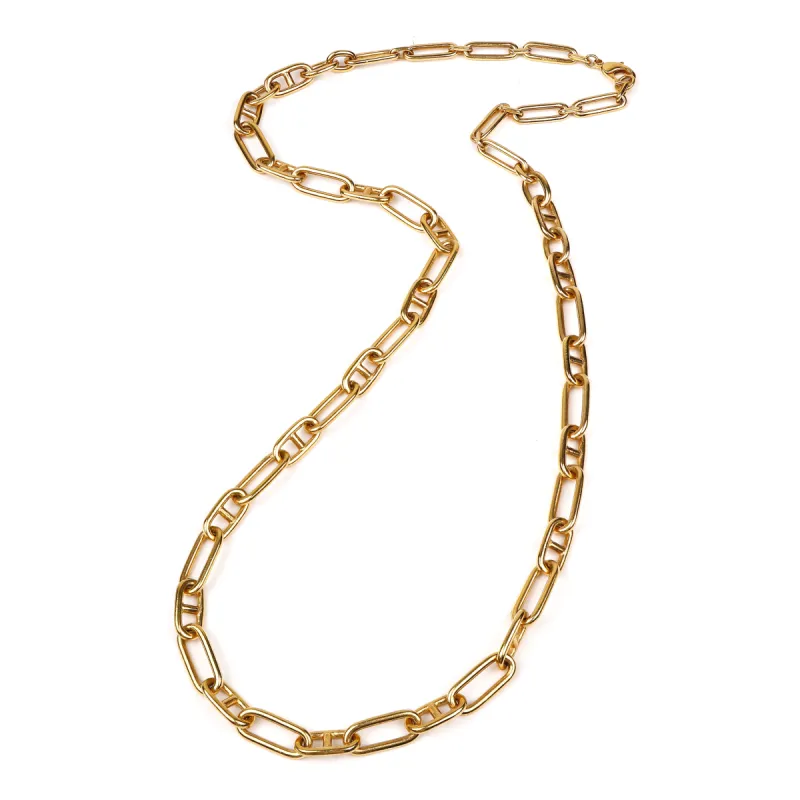 Gilt Necklace sold by Larroude